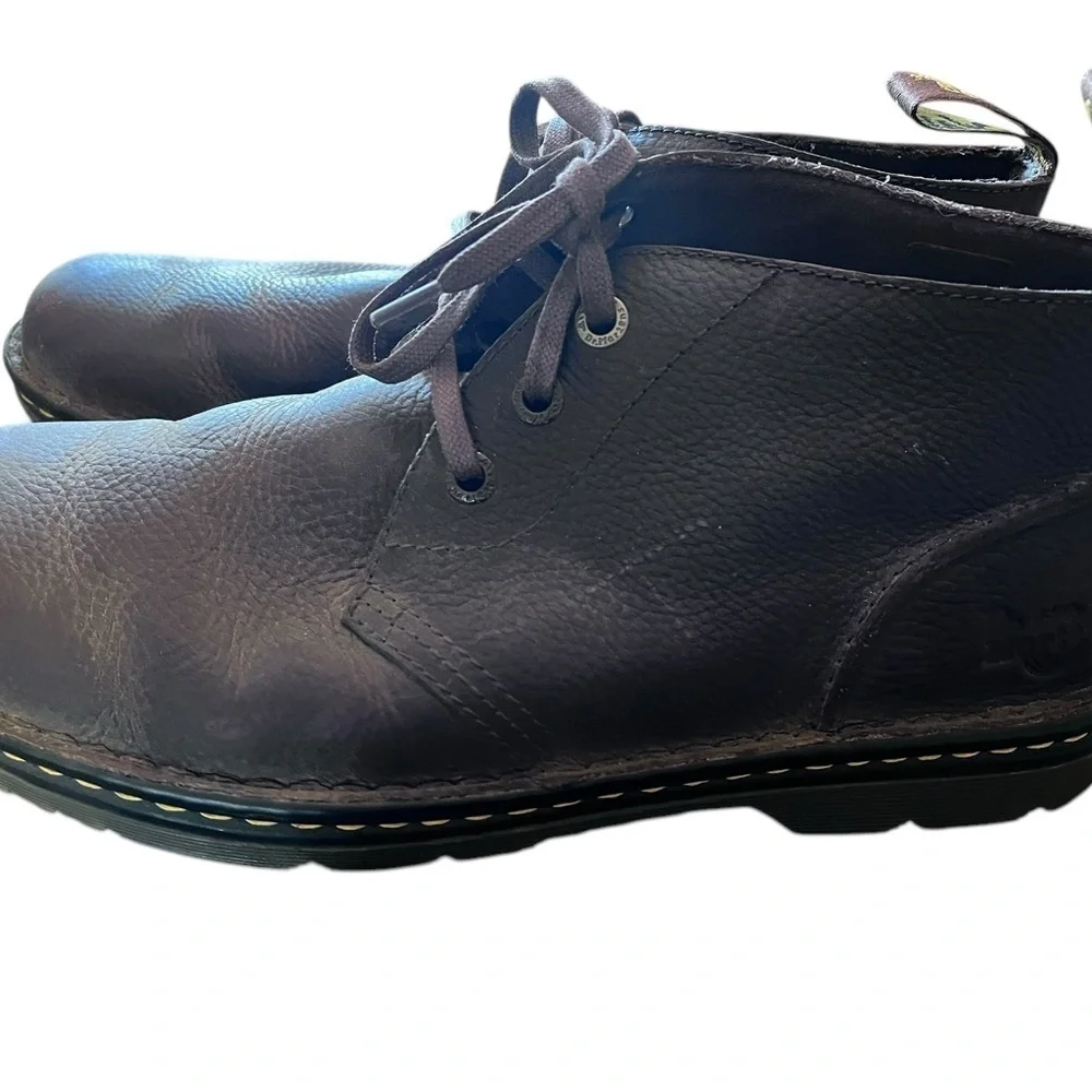 Dr. Martens Sussex Brown Chukka Work Boots Leather Size 12 M Mens Non Slip